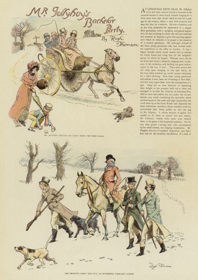 La Fiesta de Solteros del Sr. Jollyboy de Hugh Thomson